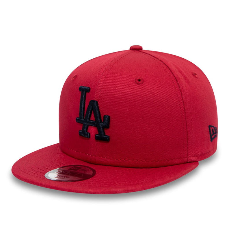 AKSESORIS SNEAKERS NEW ERA Los Angeles Dodgers Essential Red 9FIFTY Kids Cap
